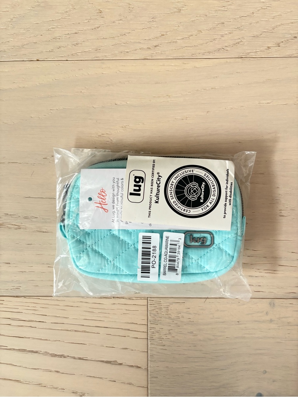 LUG | Barrel CloudGo Zip Wallet | Aquamarine
